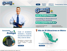 Tablet Screenshot of globalti.com.mx